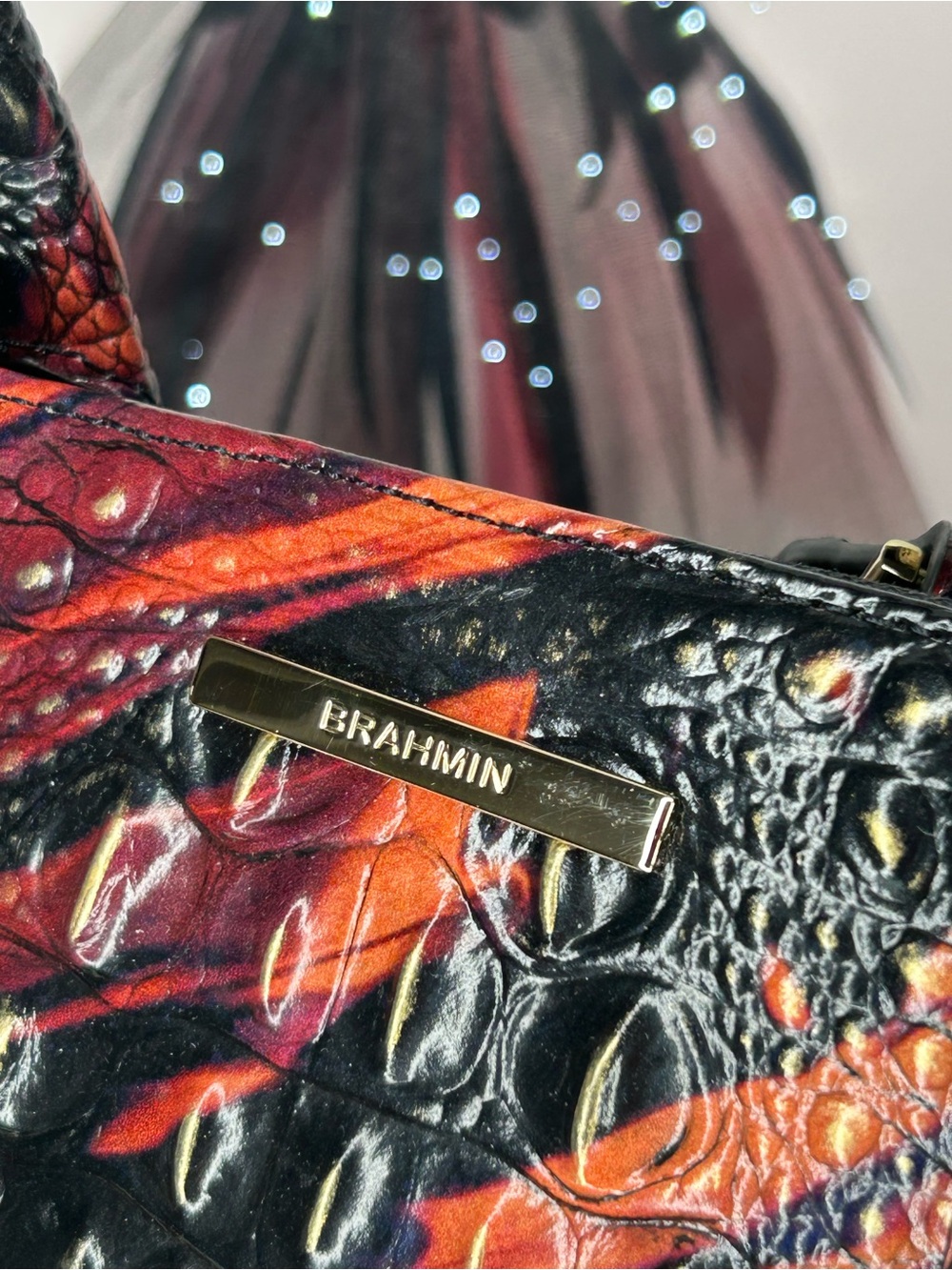 Brahmin Caroline Spice Melbourne Satchel & Ady Wallet - Picture 6 of 16